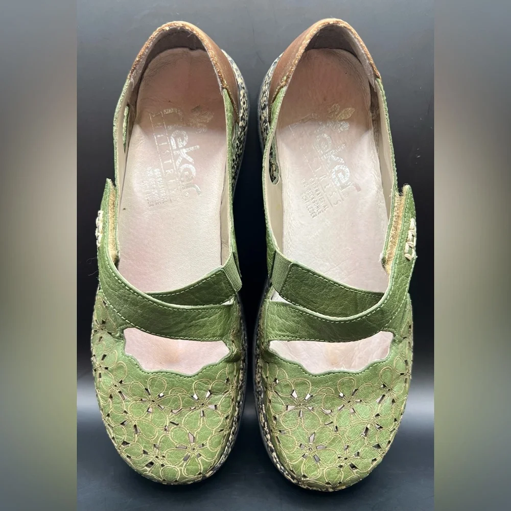 Rieker- Womens, Size:37, Green Women's Shoes,‎ Pre-Owned - Picture 3 of 9